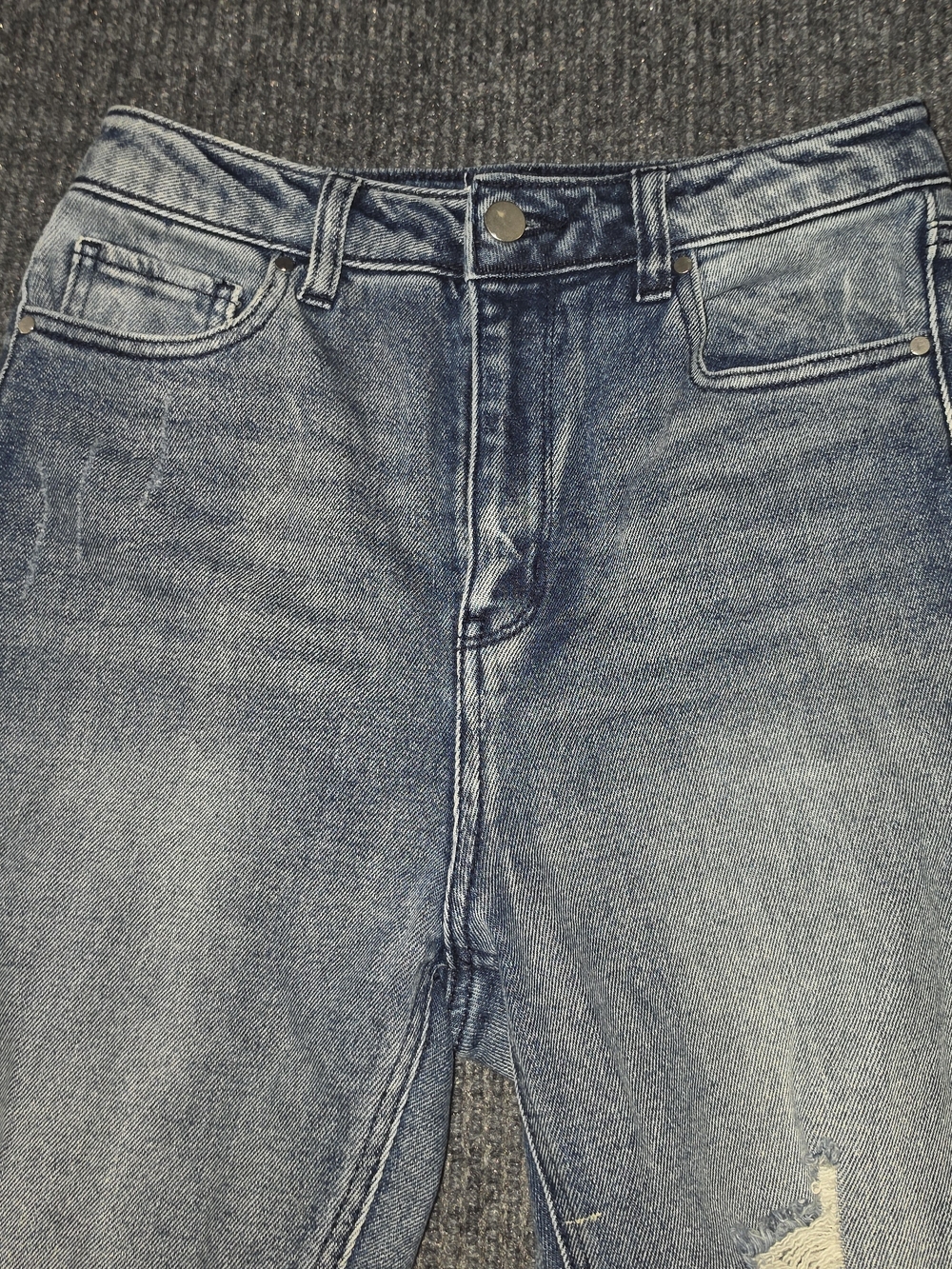 True Craft Light Blue Ripped Skinny Jeans - Picture 2 of 7
